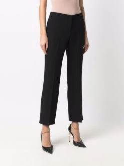 Versace pantalon court à plis marqués