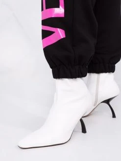 Versace pantalon de jogging à logo imprimé