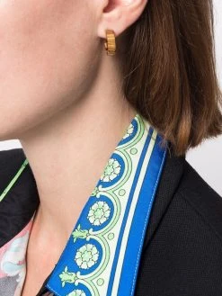 Versace petits anneaux à logo