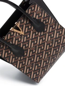 Versace sac à main La Greca Signature en cuir Plus Bas Prix De Vente sacs cabas femme 11 Versace sac à main La Greca Signature en cuir