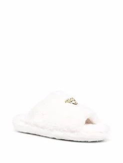 Versace claquettes Medusa Head en fourrure artificielle