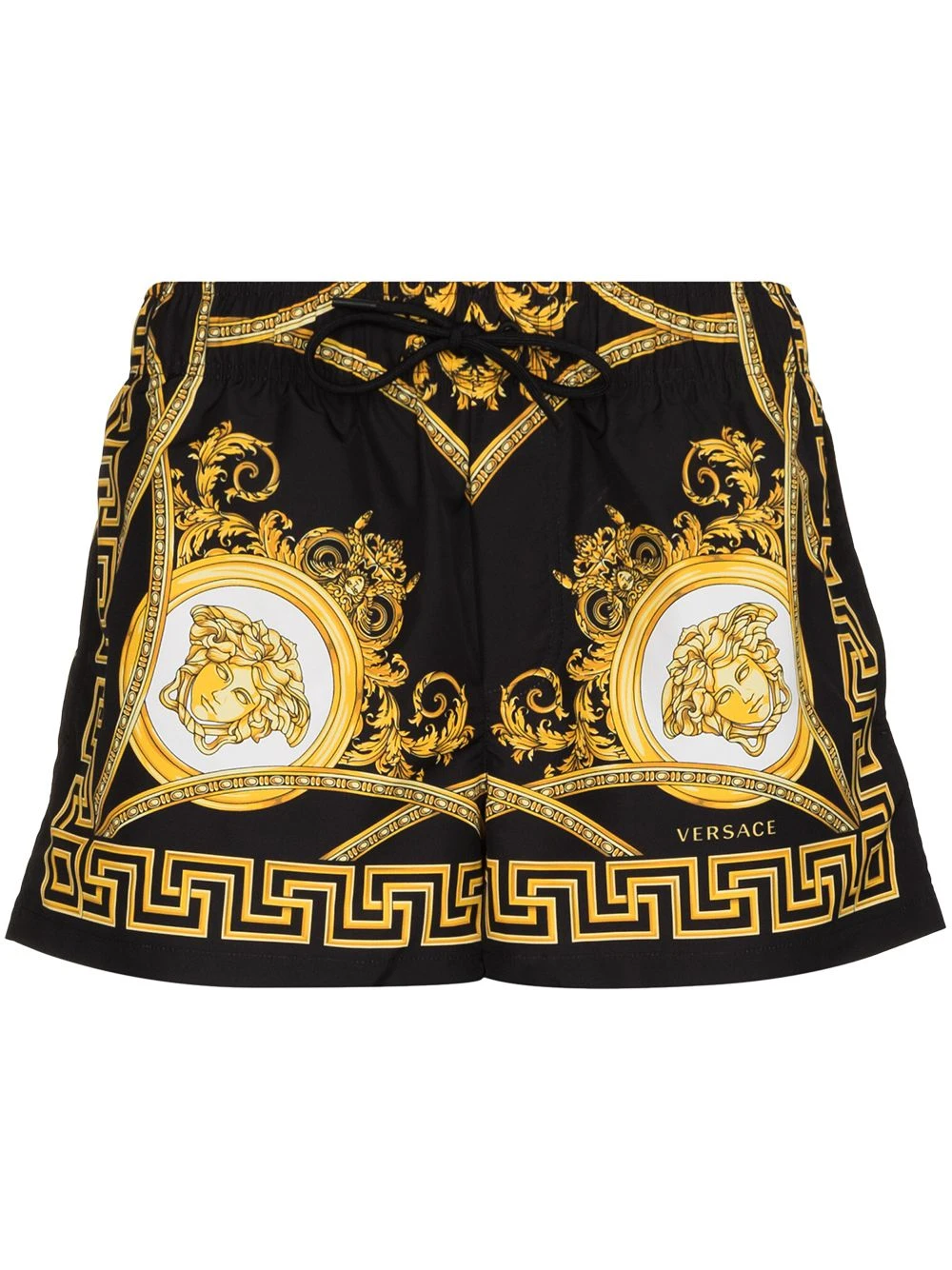Versace Marchandise de première qualité Baroque print drawstring waist swim shorts shorts de bain homme 3 Versace Baroque-print drawstring-waist swim shorts