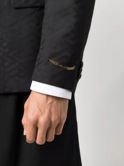 Versace blazer La Greca à simple boutonnage