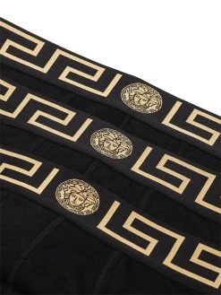 Versace Medusa-waistband brief triple-pack