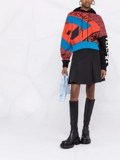 Versace hoodie à imprimé La Greca