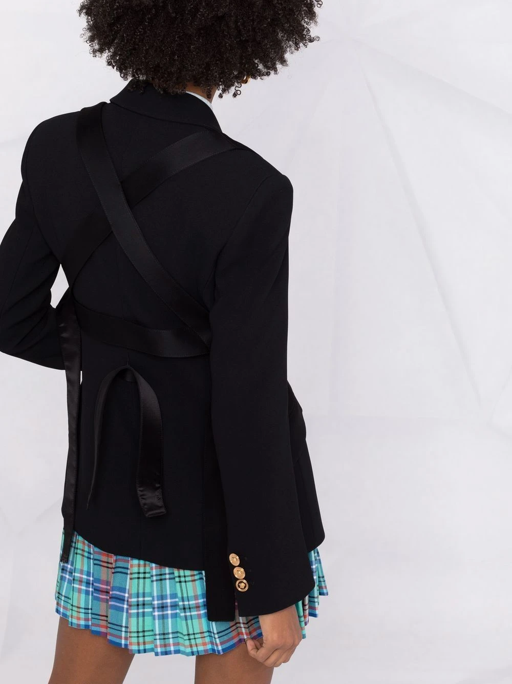 Versace Meilleur Prix Garanti Blazer en satin blazers femme 5 Versace blazer en satin