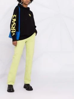 Versace hoodie à imprimé Greca