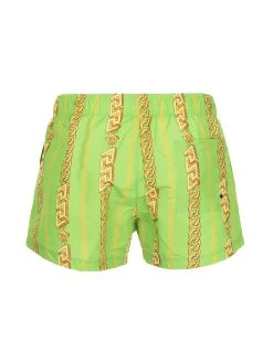Versace short de bain à imprimé chaîne