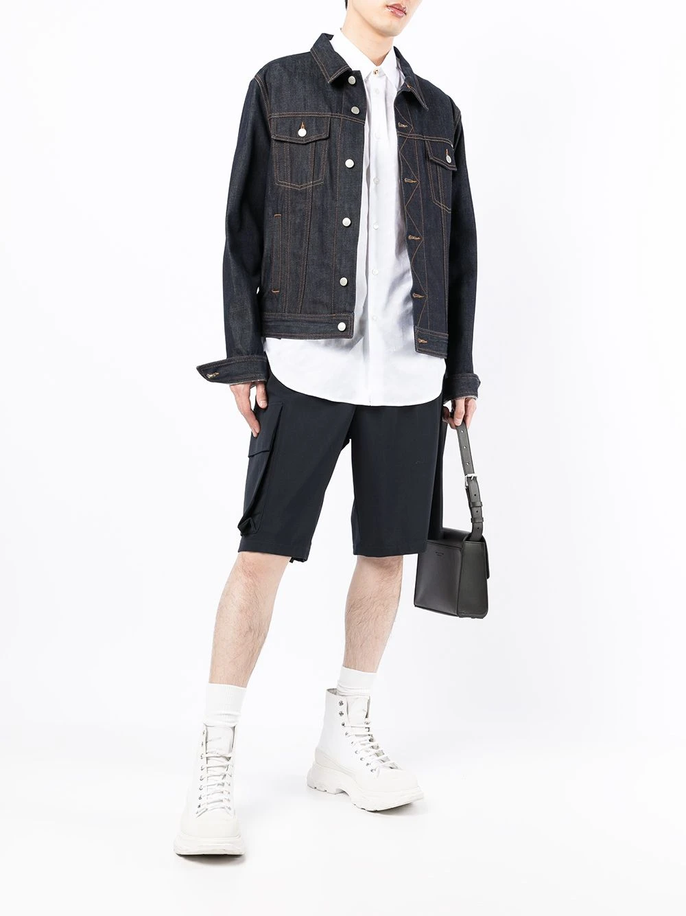 En promotion Versace Jacquard Greca cotton shirt chemises homme 4 Versace jacquard Greca cotton shirt