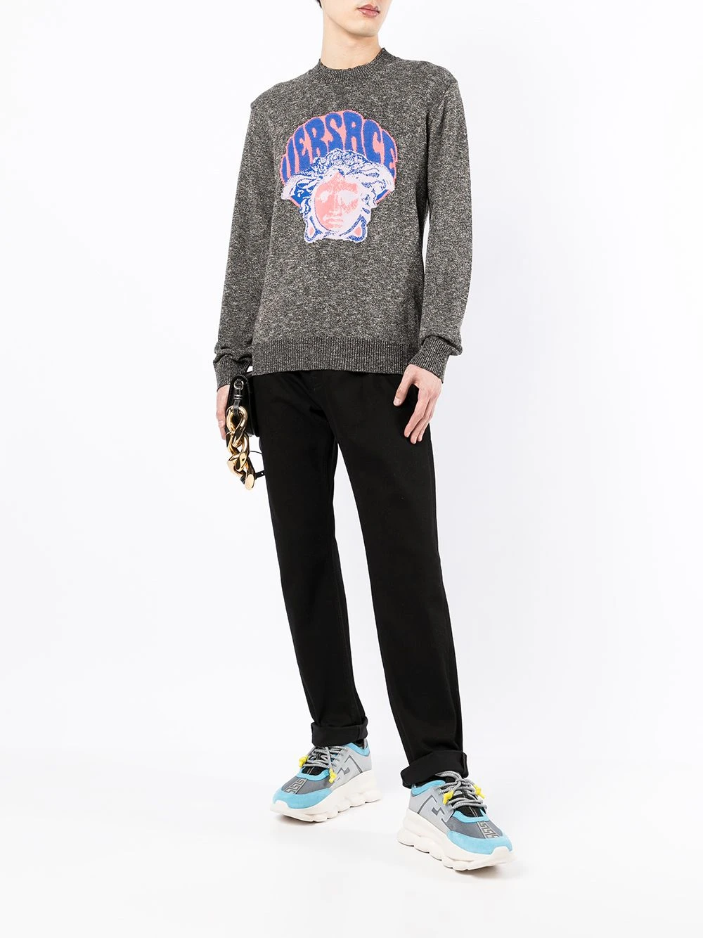 Qualité Supérieure Versace Jean droit à taille haute jeans regular & jeans droits homme 4 Versace jean droit à taille haute