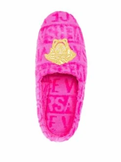 Versace chaussons à motif Medusa