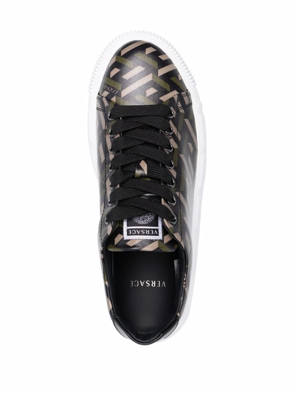 Versace Discount En Ligne Baskets à imprimé Greco femme 6 Versace baskets à imprimé Greco