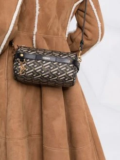 Versace sac porté épaule La Greca en cuir