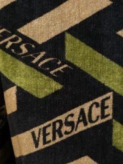 Versace peignoir La Greca en coton