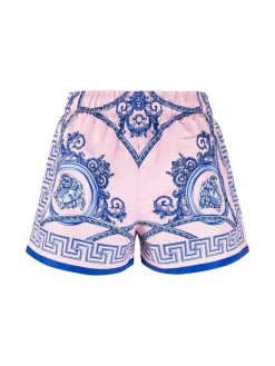 Versace short de bain à imprimé baroque