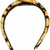 Versace serre-tête en soie à imprimé baroque