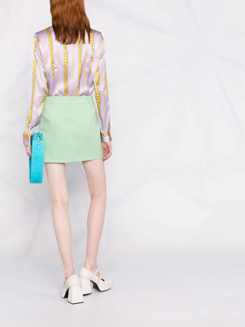 Versace Blouse à imprimé La Greca Prix Refroidis blouses femme 6 Versace blouse à imprimé La Greca