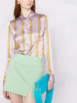 Versace Blouse à imprimé La Greca Prix Refroidis blouses femme 12 Versace blouse à imprimé La Greca