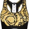 Versace brassière de sport à imprimé baroque