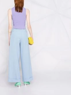 Versace Prix Gelé Débardeur à plaque La Greca hauts en maille femme 11 Versace débardeur à plaque La Greca