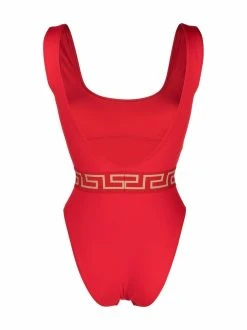 Versace maillot de bain à bande Greca