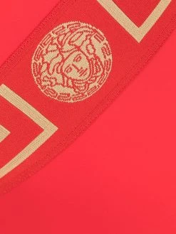 Versace maillot de bain à bande Greca