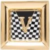Versace plateau en céramique à logo imprimé