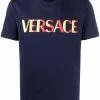 Versace t-shirt à logo brodé