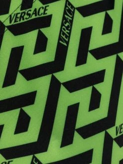 Versace slip de bain à bande Greca