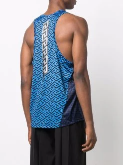 Versace débardeur à imprimé La Greca