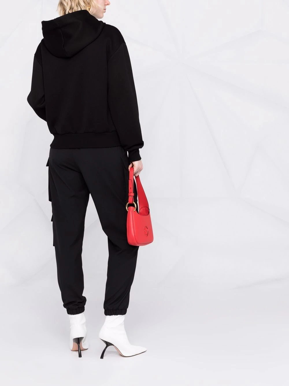 Qualité garantie 100% Versace Hoodie à logo imprimé hoodies femme 6 Versace hoodie à logo imprimé