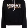Qualité garantie 100% Versace Hoodie à logo imprimé hoodies femme 1 Versace hoodie à logo imprimé