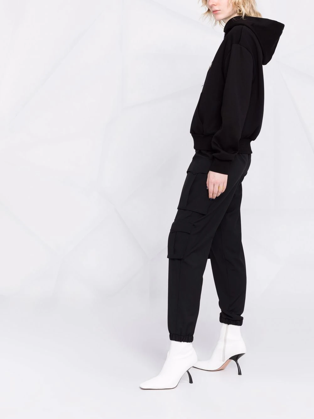 Qualité garantie 100% Versace Hoodie à logo imprimé hoodies femme 8 Versace hoodie à logo imprimé