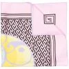 Versace foulard en soie à imprimé Greca
