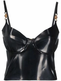 Versace haut bustier en latex