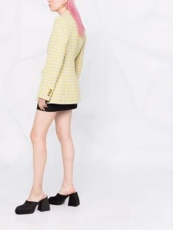 Versace blazer à motif pied-de-poule