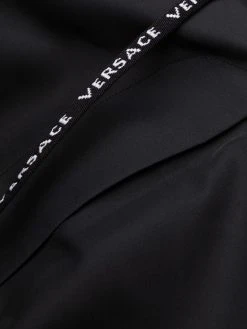 Versace short de bain à logo imprimé