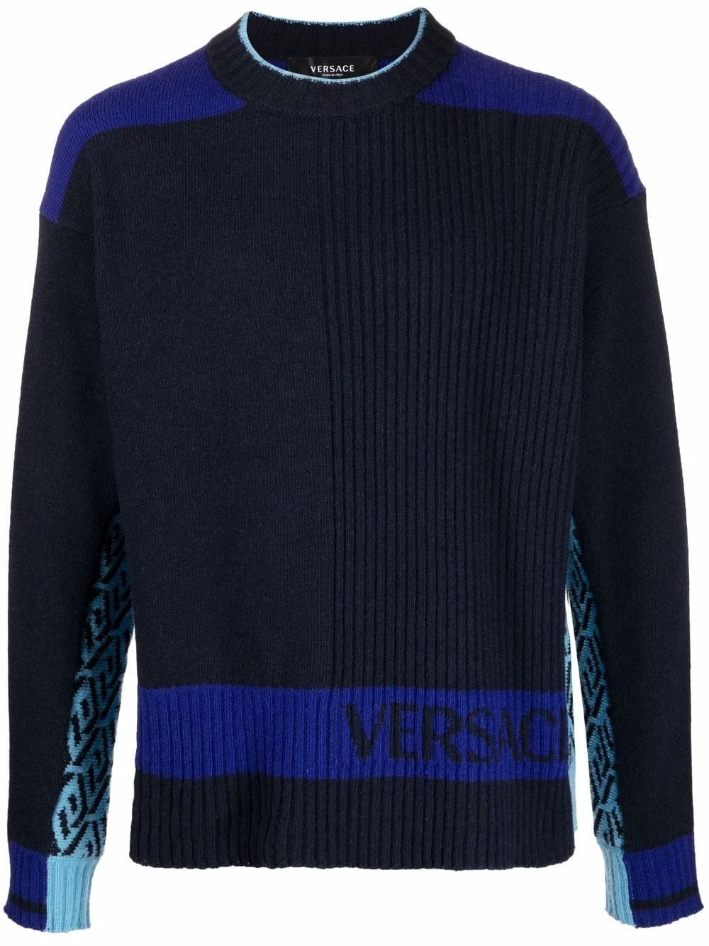 Prix Imbattable Versace Pull à encolure ras du cou pulls homme 3 Versace pull à encolure ras du cou