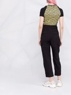 Versace haut La Greca à manches courtes