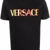 Versace t-shirt à logo brodé