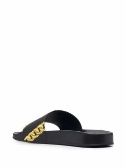 Versace claquettes La Greca imprimées