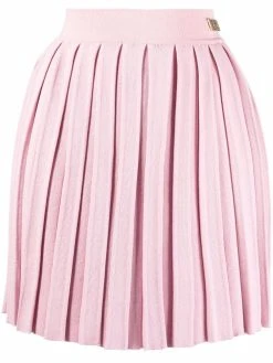 Versace minijupe à design plissé
